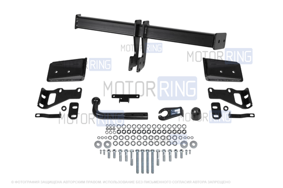 Фаркоп Berg F.2316.001 с шаром типа А (2500кг) для Hyundai Santa Fe 2012-2020 г.в., KIA Sorento 2012-2021 г.в.
