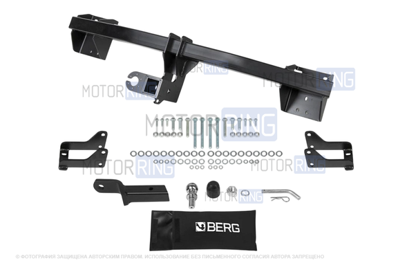 Фаркоп Berg F.4013.002 с шаром типа E (1800кг) для Mitsubishi Outlander 2012-2022 г.в.