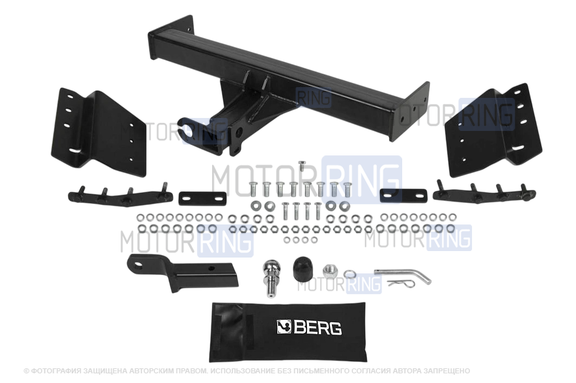 Фаркоп Berg F.4014.001 с шаром типа E (3500кг) для Mitsubishi L200 2018-2023 г.в.