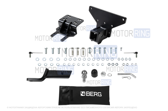 Фаркоп Berg F.4812.006 с шаром типа E (750кг) для Tank 500 с 2023 г.в., Haval H5, H9 с 2024 г.в.