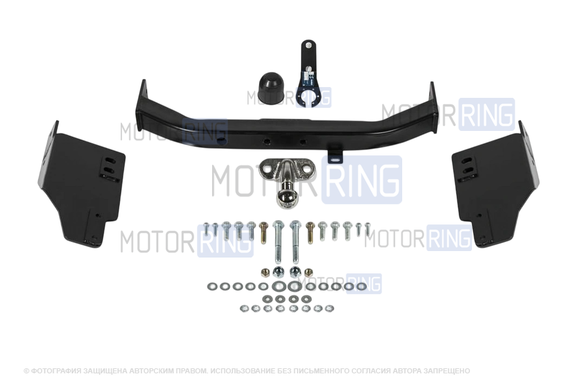 Фаркоп Berg F.5714.004 с шаром типа F (1500кг) для Land Cruiser Prado 150 (Black Onyx) с 2020 г.в.