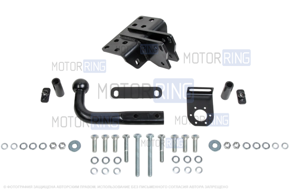 Фаркоп Berg F.5716.002 с шаром типа A (2500кг) для Land Cruiser 300 с 2021 г.в., Lexus LX500d с 2022 г.в.