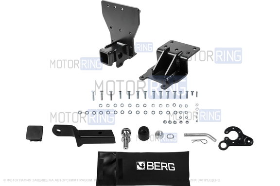 Фаркоп Berg F.5720.002 с шаром типа E (1800кг) для Toyota Land Cruiser Prado 250 c 2024 г.в.