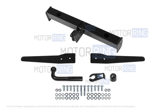 Фаркоп Berg F.5812.001 с шаром типа A (3000кг) для Volkswagen Multivan, Caravelle (T5,T6 ), Transporter 2003-2019 г.в.