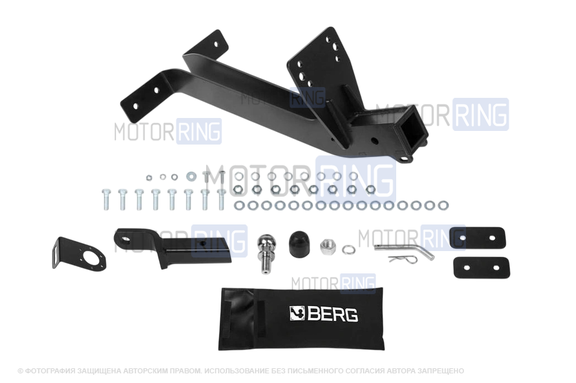 Фаркоп Berg F.6312.002 с шаром типа E (1000кг) для УАЗ Хантер, 469, 3151, 31512
