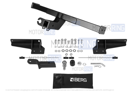Фаркоп Berg F.9411.001 с шаром типа E (1500кг) для Haval F7, F7x с 2019 г.в.