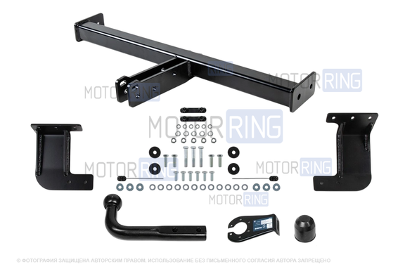 Фаркоп Berg F.9414.001 с шаром типа A (1500кг) для Haval H6 2014-2020 г.в., M6 с 2023 г.в.