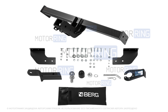 Фаркоп Berg F.9415.002 с шаром типа E (1500кг) для Haval H3 с 2024 г.в.
