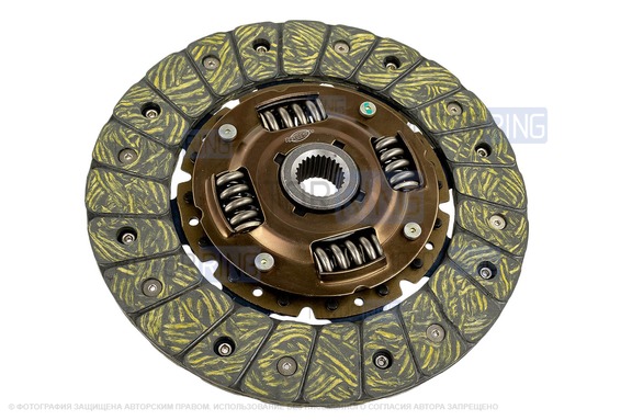 Диск сцепления ведомый BYSUN PARTS для 8 кл Лада Ларгус