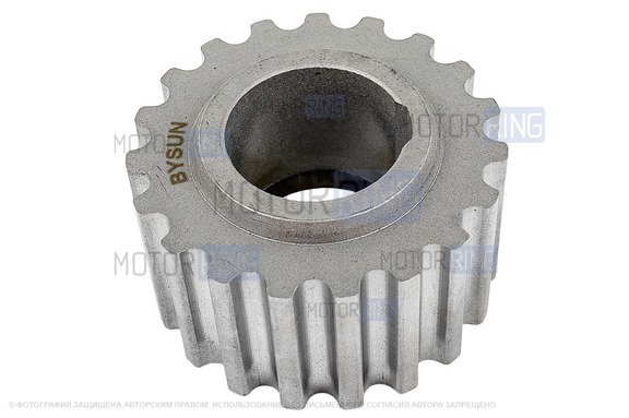 Шкив коленвала зубчатый BYSUN PARTS K4M для 16 кл Лада Ларгус