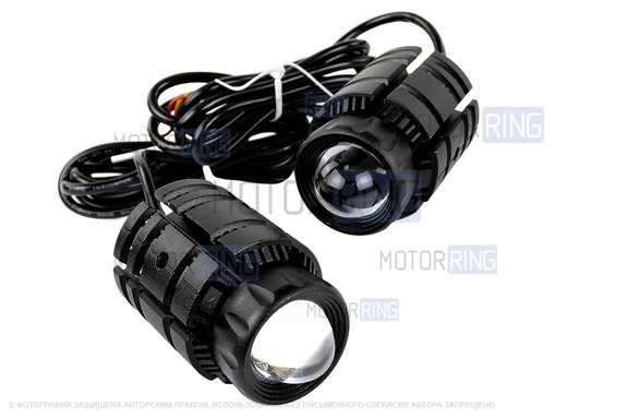 Универсальные двухрежимные светодиодные ПТФ Sal-Man 24W 11000lux