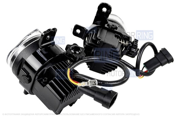 Диодные ПТФ Sal-Man 60W 13000lux (ближний, дальний) для Haval H5 с 2023 г.в.