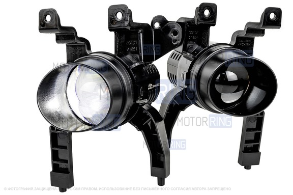 Диодные ПТФ Sal-Man 70W 16000lux (ближний, дальний) для Opel Astra H 2004-2014 г.в., Astra J 2011-2017 г.в., Vectra C 2005-2008 г.в., Zafira B 2005-2014 г.в.
