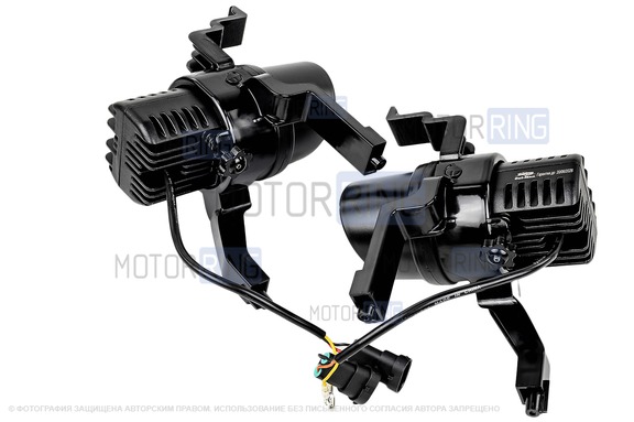 Диодные ПТФ Sal-Man 70W 16000lux (ближний, дальний) для Opel Astra H 2004-2014 г.в., Astra J 2011-2017 г.в., Vectra C 2005-2008 г.в., Zafira B 2005-2014 г.в.
