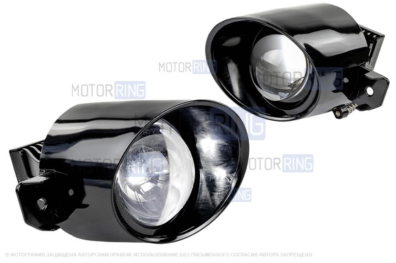 Диодные ПТФ Sal-Man 70W 16000lux (ближний, дальний) для Nissan X-Trail, Almera, Teana, Primera, Qashqai