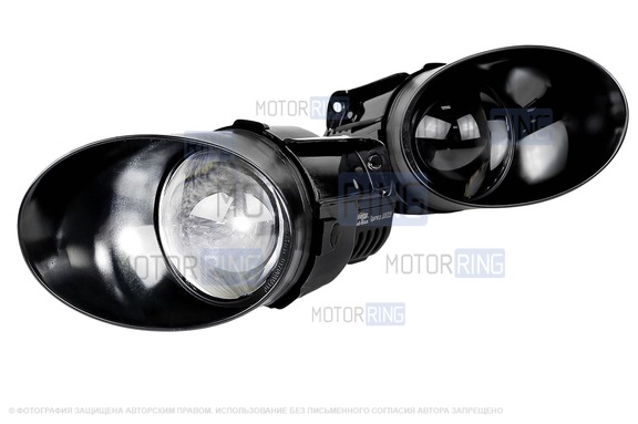 Диодные ПТФ Sal-Man 70W 16000lux (ближний, дальний) для Volkswagen Passat B6 2005-2010 г.в.