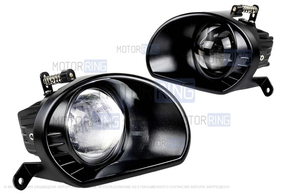 Диодные ПТФ Sal-Man 60W 13000lux для Audi Q7 2005-2015 г.в., A8 2003-2010 г.в., A6 2003-2008 г.в.