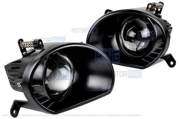 Диодные ПТФ Sal-Man 60W 13000lux для Audi Q7 2005-2015 г.в., A8 2003-2010 г.в., A6 2003-2008 г.в.