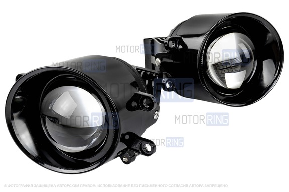 Диодные ПТФ Sal-Man 70W 16000lux (ближний, дальний) для Lexus, Toyota