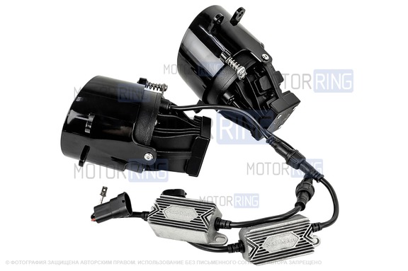 Диодные ПТФ Sal-Man 70W 16000lux (ближний, дальний) для Lexus, Toyota