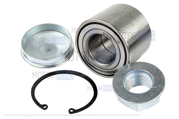 Подшипник задней ступицы (установочный комплект) BYSUN PARTS для Лада Ларгус, Renault Duster 4x2
