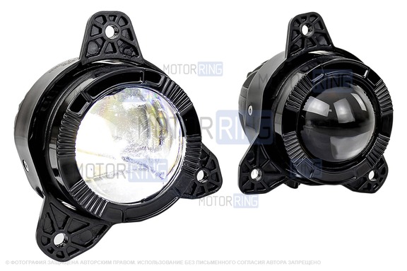 Диодные ПТФ Sal-Man 60W 12000lux (ближний. дальний) для Opel Astra J 2012-2018 г.в.