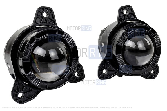 Диодные ПТФ Sal-Man 60W 12000lux (ближний. дальний) для Opel Astra J 2012-2018 г.в.