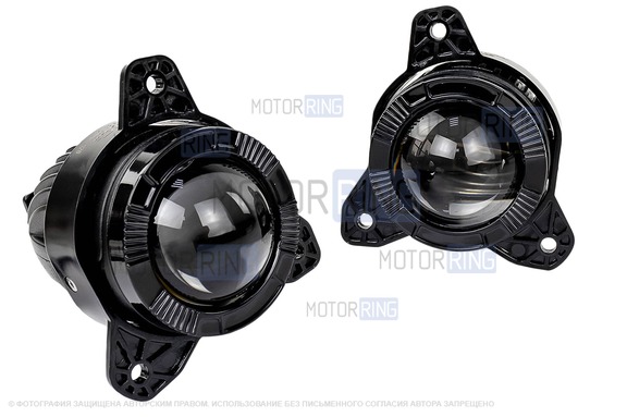 Диодные ПТФ Sal-Man 60W 12000lux (ближний. дальний) для Opel Astra J 2012-2018 г.в.