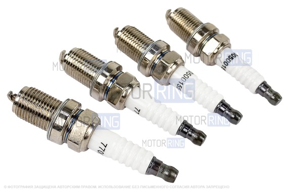Свечи зажигания BYSUN PARTS под двигатель K4M, F4R для 16 кл Лада Ларгус, Renault