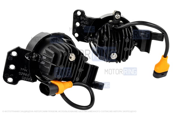 Диодные ПТФ Sal-Man 60W 13000lux для БМВ 3, 5, 6, X3