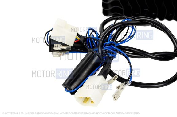 Светодиодные фары 90W c подфарниками Sal-Man 11 полос для Лада 4х4, Нива Легенд