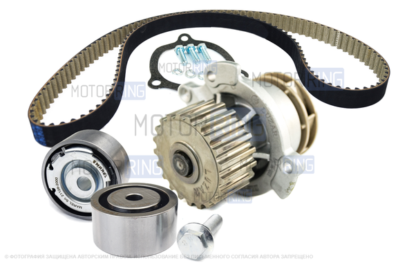 Комплект ГРМ Marel Kit Sport с помпой 21126 Luzar Turbo для 16 кл Лада Приора, Калина, Калина 2, Гранта, Гранта FL, Ларгус, Ларгус FL, Веста, Икс Рей, Датсун