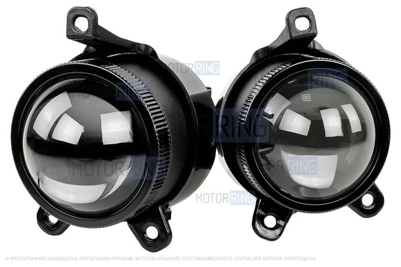 Диодные ПТФ Sal-Man 16000lux (ближний свет 70W и дальний 60W) для Лада Приора, Шевроле Нива с 2009 г.в., Лада Нива 2123, ГАЗ Газель
