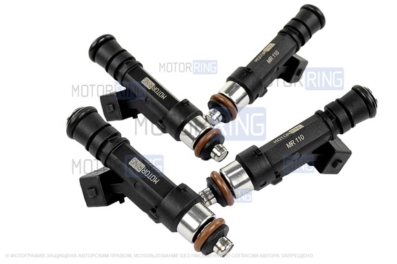 Форсунки MR 110 (аналог 0 280 158 110) 4шт для ВАЗ 2108-21099, 2110-2112, 2113-2115