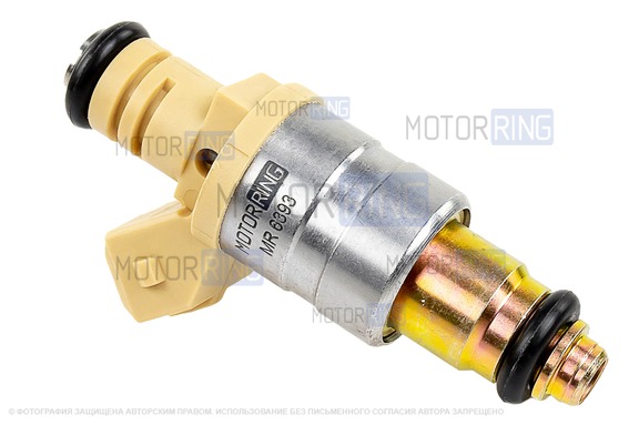 Топливная форсунка MR 6393 (аналог 2111-1132010-02) под двигатель 2111, 2104, 21063 для 8 кл ВАЗ 2104-2107, 2108-21099, 2110-2112, 2113-2115