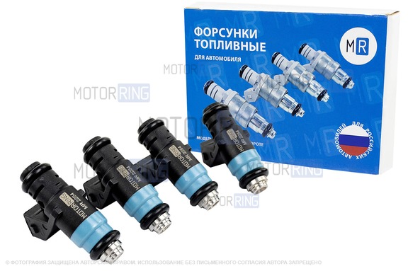 Топливные форсунки MR 2254 (аналог CRTR0105856) 4шт под двигатель K4M для 16 кл Лада Ларгус до 2017 г.в., Renault