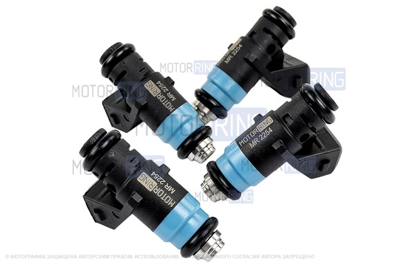 Топливные форсунки MR 2254 (аналог CRTR0105856) 4шт под двигатель K4M для 16 кл Лада Ларгус до 2017 г.в., Renault