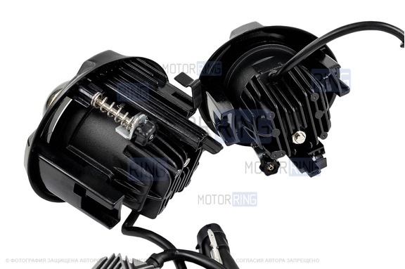 Диодные ПТФ Sal-Man 60W 13000lux (ближний, дальний) для БМВ X1, X2, X3, X4, X5