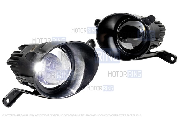 Диодные ПТФ Sal-Man 70W 16000lux (ближний, дальний) для Opel Astra GTC J, Insignia I, Meriva B