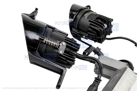 Диодные ПТФ Sal-Man 70W 16000lux (ближний, дальний) для Opel Astra GTC J, Insignia I, Meriva B