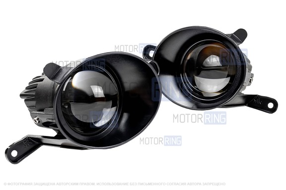Диодные ПТФ Sal-Man 70W 16000lux (ближний, дальний) для Opel Astra GTC J, Insignia I, Meriva B