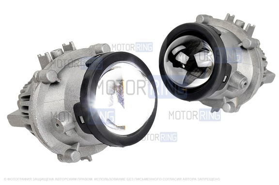 Диодные ПТФ Sal-Man 60W 13000lux (ближний, дальний свет) для Hyundai, Kia