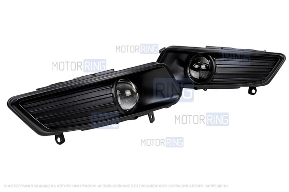 Диодные ПТФ Sal-Man 60W 13000lux (ближний, дальний) для Volkswagen Polo 5 с 2015 г.в.