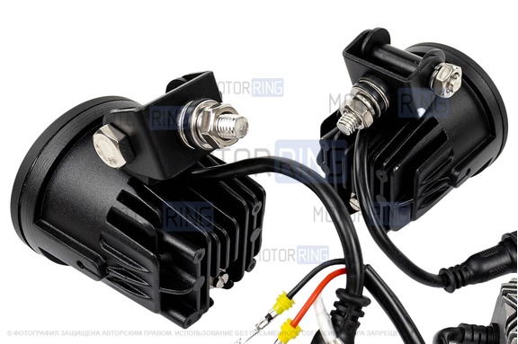 Диодные ПТФ Sal-Man 60W 16000lux (ближний, дальний) для УАЗ Патриот
