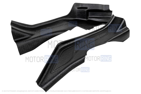 Тоннельные накладки  на ковролин ПластРез для Лада Ларгус, Renault Logan, Sandero, Duster, Nissan Almera G15, Terrano