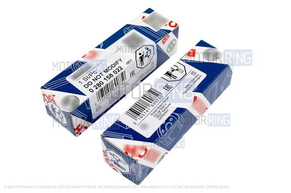 Форсунки BOSCH 022 короткие (4шт) для 16 кл ВАЗ 2110-2112, Лада Приора, Калина 2, Гранта с двигателем 1.6л