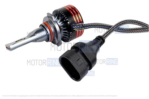 Светодиодные лампы SEM-ALI S-105 95W с цоколем HB4 (9006) 30000lux, 6000K