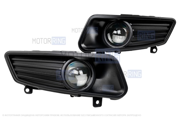 Диодные ПТФ Sal-Man 60W 13000lux для Volkswagen Polo 5 с 2015 г.в.