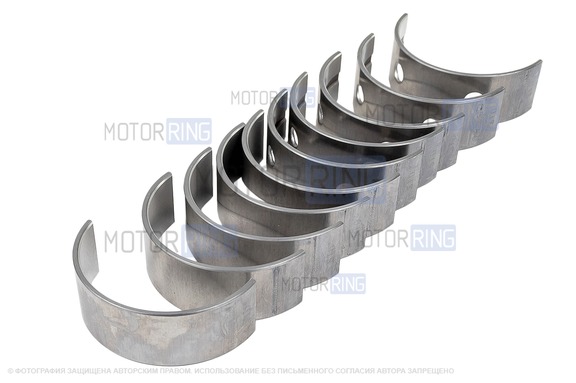 Комплект коренных вкладышей BYSUN PARTS Стандарт под двигатель K4M, K7M для Лада Ларгус, Renault Logan, Duster, Sandero, Laguna, Kangoo, Scenic, Megane