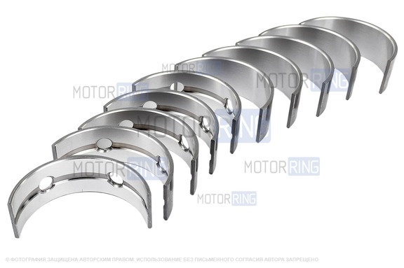 Комплект коренных вкладышей BYSUN PARTS Стандарт под двигатель K4M, K7M для Лада Ларгус, Renault Logan, Duster, Sandero, Laguna, Kangoo, Scenic, Megane